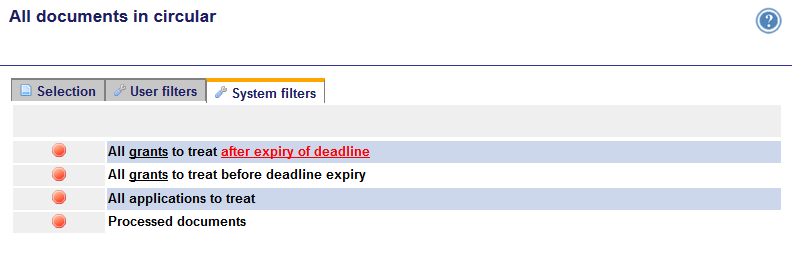 System filter