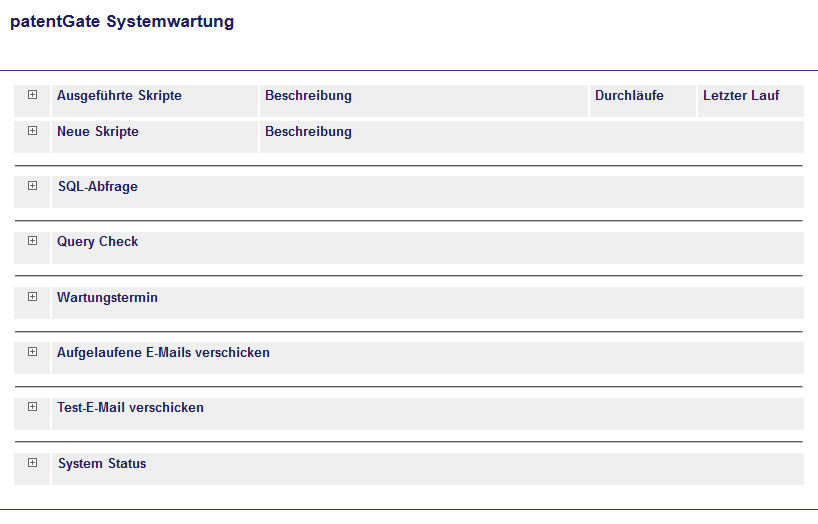 Systemwartung alles